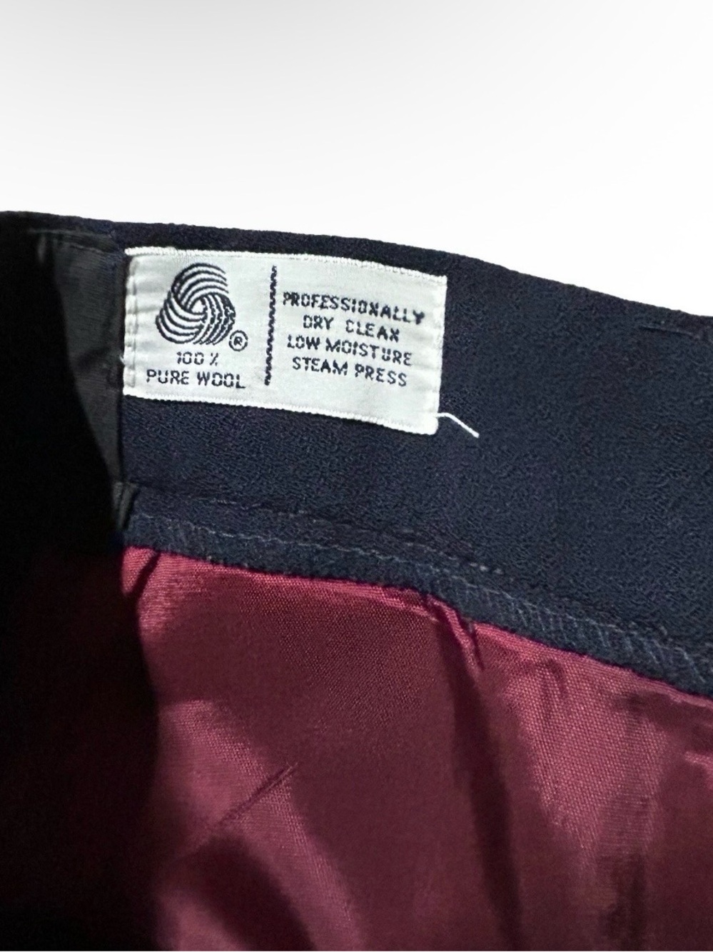 Vintage Women’s JH Collectibles 100% Wool Pencil Skirt Size 14 - Picture 4 of 5